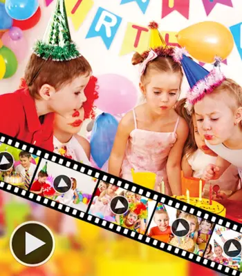 Birthday Video Maker With Song android App screenshot 0