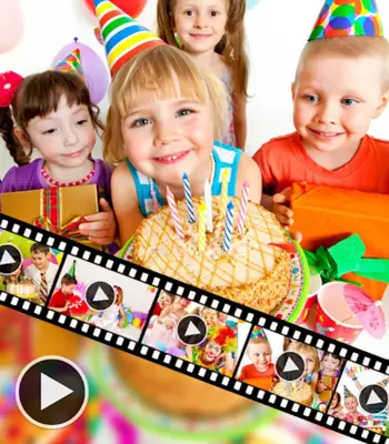 Birthday Video Maker With Song android App screenshot 1