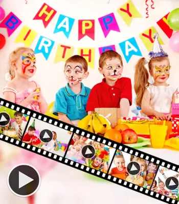 Birthday Video Maker With Song android App screenshot 2